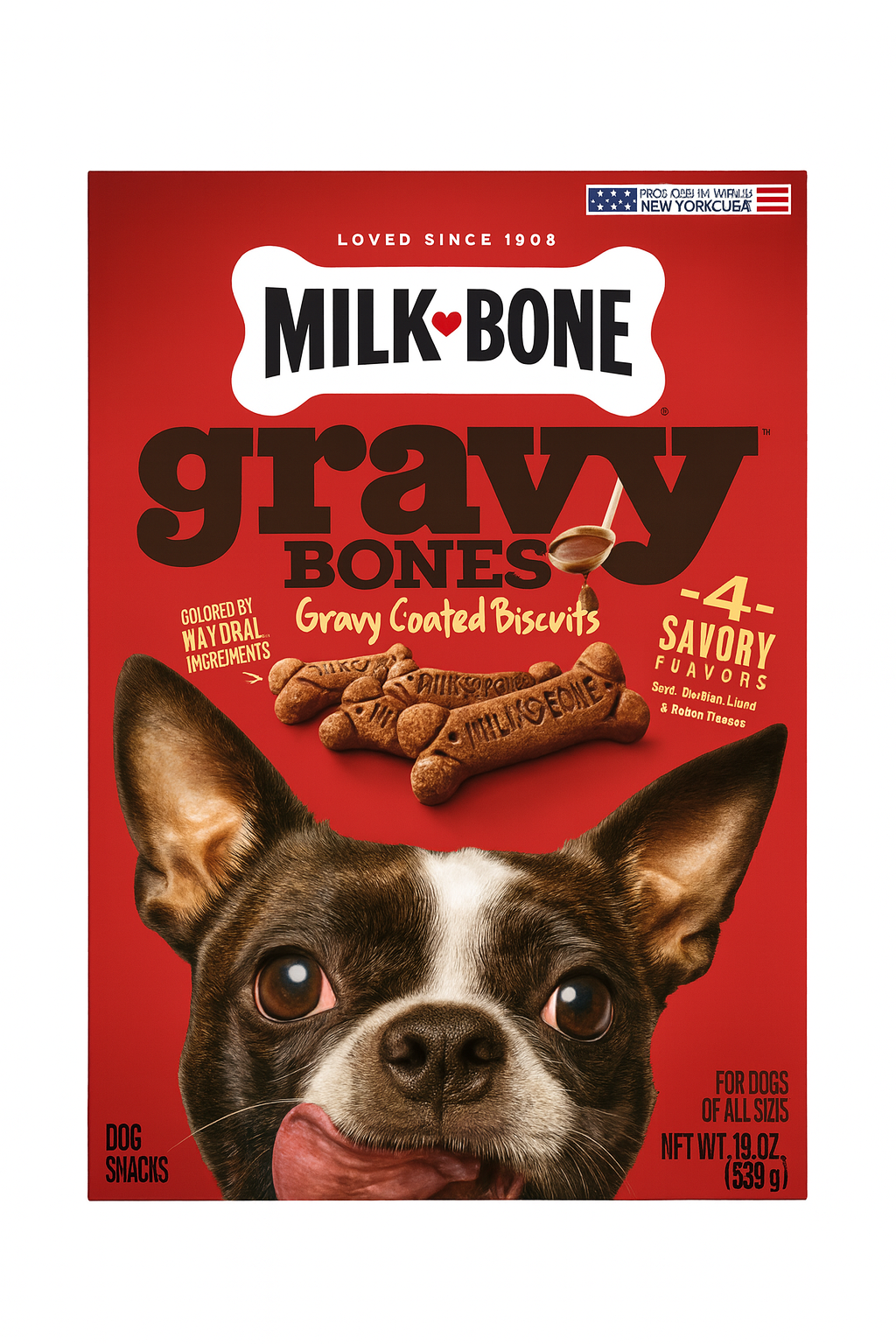 Milk-Bone GravyBones® Dog Treats – Savory Coated Biscuits