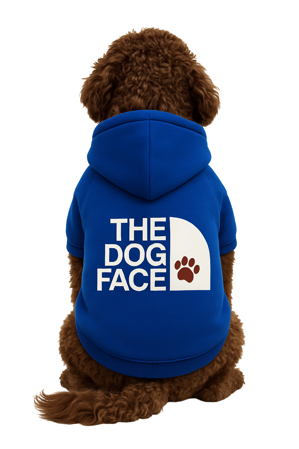 “The Dog Face” hoodie - Blue